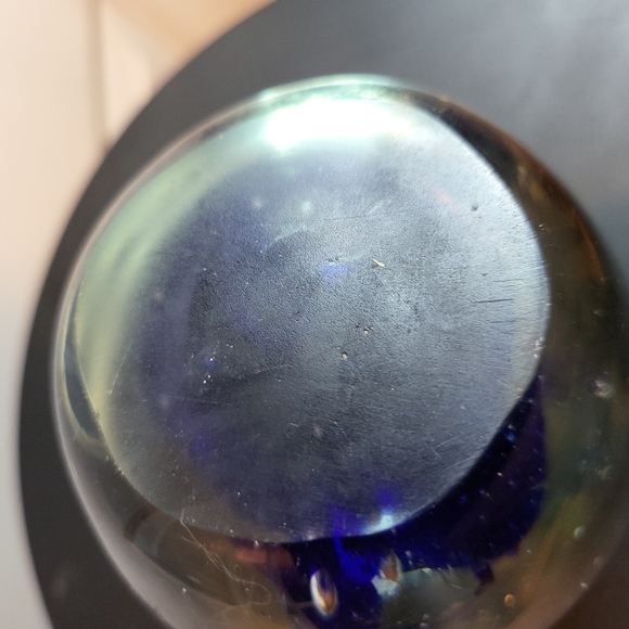 Vintage Sea Turtle Glass Paperweight 3.5" - Picture 9 of 10